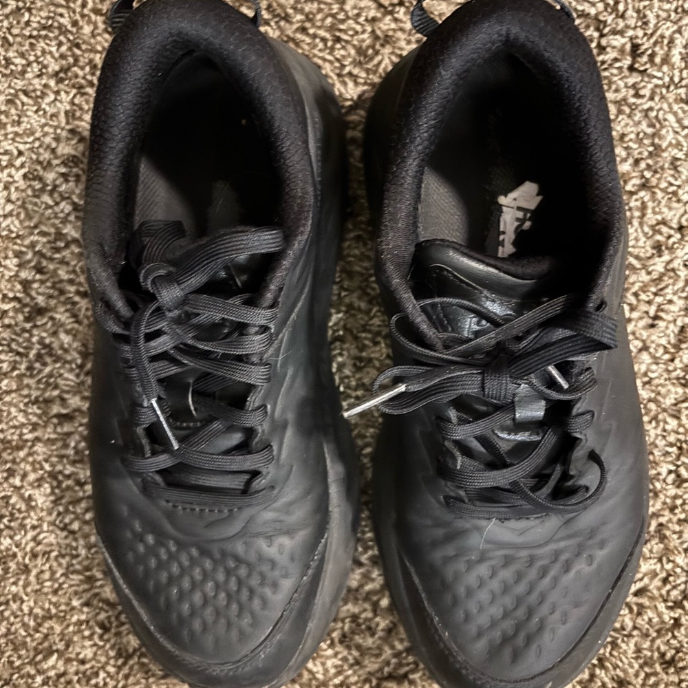 Hoka One One Black Leather Bondi Slr